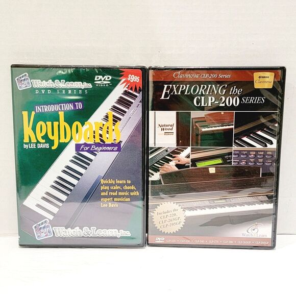 Yamaha Clavinova Exploring the CLP-200 Series & Introduction To Keyboard DVD Lot - Picture 1 of 9